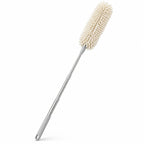 Hunitere Extendable Microfiber Duster with Slim Silver-Tone Handle