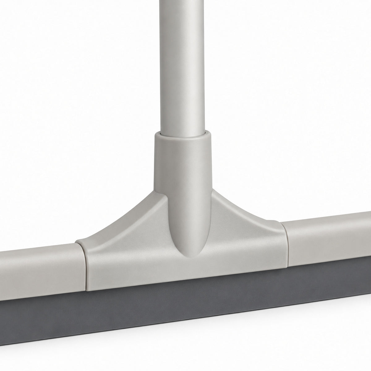 Hunitere Light Gray Floor Squeegee with Long Handle and Wide Blade