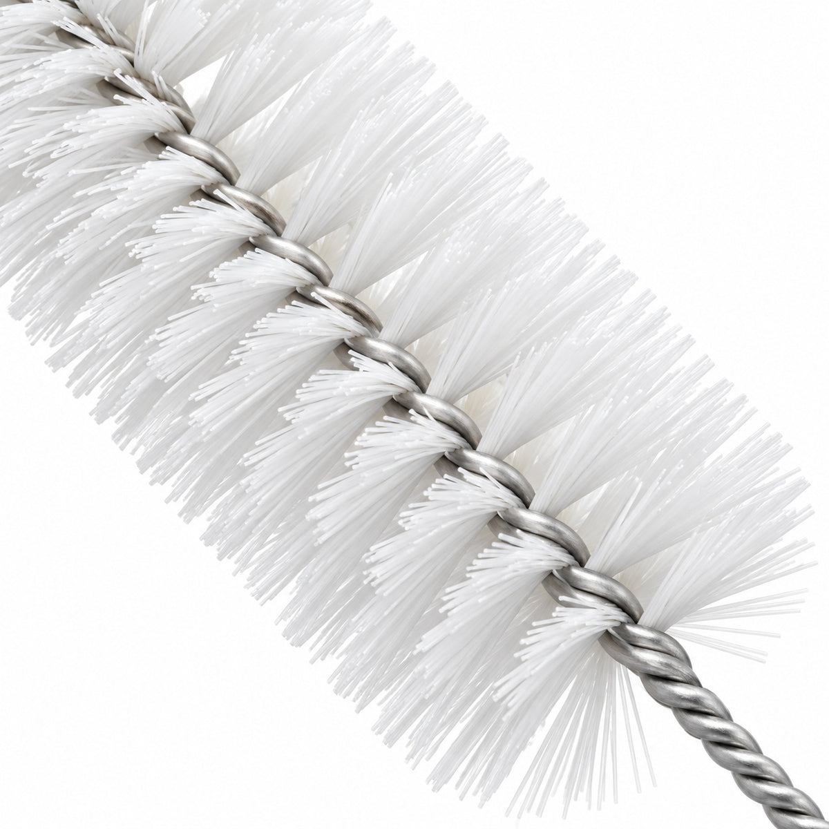 Hunitere White Bottle Cleaning Brush with Slim Handle and Hanging Hole