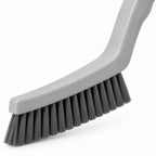 Hunitere Gray Curved Scrub Brush with Dark Bristles and Hanging Hole